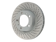 Brake disc rotor Front, drilled-dimpled monoblock, 315x28mm. Porsche 981 Boxster 2.7L / 981C Cayman 2.7L - 98135140101, 98135140201 - PFL39811, PFR39812 Brake disc rotor Front, drilled-dimpled monoblock, 315x28mm. Porsche 981 Boxster 2.7L / 981C Cayman 2.7L - 98135140101, 98135140201 - PFL39811, PFR39812