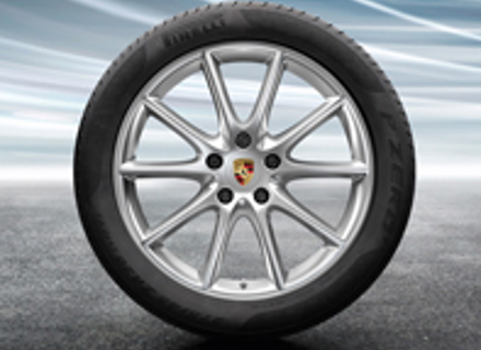 20' Cayenne Design Alloy Wheels & summer Tyres Original Porsche - 9Y0044610B