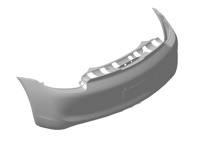 Paraurti posteriore. Porsche 981 Cayman GT4 - 98150599182, 98150599180