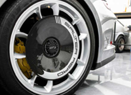 Rear wheel carbon fibre aero discs Porsche 991.2 GT3 - SA013