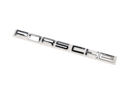 PORSCHE - Chroom achterembleem voor Porsche 95B Macan / Macan II - 95B853687