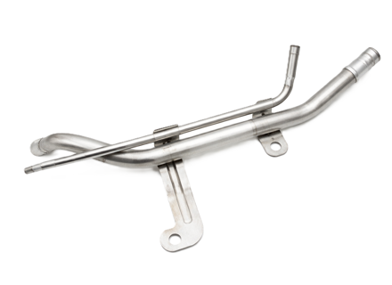 Tubo de refrigerante con soporte. Porsche 95B Macan S / GTS 3.0L / Turbo 3.6L 2014-18 - 95B121065B, 95B121065A