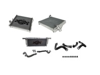 Aluminium-Kühler für Kühlwasser und Schläuche, 3er-Set. Passend für Porsche 718 Boxster / 718 Cayman - 9P1121251, 9P1121252, 99110613702, 99110613701, 9P1121253 - 7086, 7087, 7060