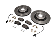 Paquete de discos de freno traseros y pastillas de freno Porsche Macan Paquete de discos de freno traseros y pastillas de freno Porsche Macan