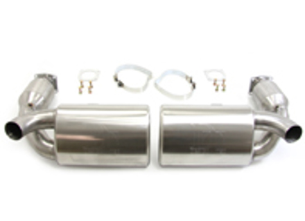 Exhaust muffler / silencer sports system DesignTek for Porsche 997 Turbo - 99711102772