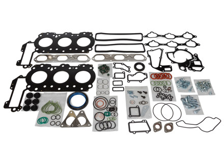 SET GUARNIZIONI MOTORE Porsche 986 2.7L 2000-02 162KW / 220HP M96.22 - 99610124151, 99610124251, 99610733750, 99970755440, 99610722151, 99610634054, 99610632650, 99610634051, 99610416901, 99610416903, 99610417005, 99610417009