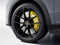 Rear 22-inch GT Design Alloy wheel, in Matt Black. Porsche 9YA / 9YB Cayenne - 9Y3601025APJE1, 9Y3601025BAJE1 Rear 22-inch GT Design Alloy wheel, in Matt Black. Porsche 9YA / 9YB Cayenne - 9Y3601025APJE1, 9Y3601025BAJE1