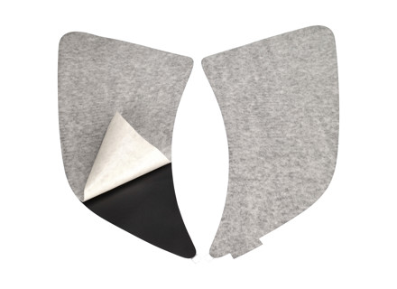 Steenslagfolieset, Zwart. Porsche 997.2 Speedster - 99755903500