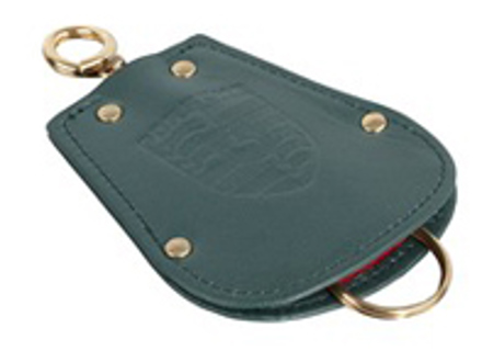 Key pouch for Porsche 356 in GREEN LEATHER - PCG044200006JD