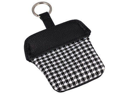 Pepita key pouch with stainless steel ring for all Porsche drivers - PCG90110010, 91190110010