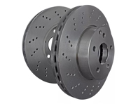EBC Standard Brake Discs Drilled Rear Porsche 964 / 993 D1168 - 99335204102, 99335204202, 95135204102, 95135204191, 95135204192 - D1166