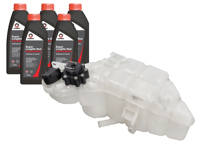 Kit de depósito de expansión de refrigerante del motor. Porsche 996 2001 >> / 997.1 / 997.2 - 99610615703, 99610615704, 99610615700, 99610615701, 99610615702