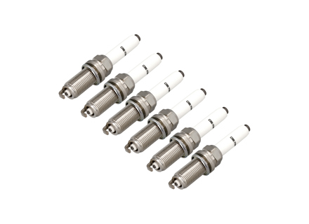 Bougies d'allumage (lot de 6), double iridium. Porsche 95B.1 Macan / 958 Cayenne / 970.2 Panamera S - 99917023390, 99917023590