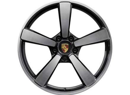 Turbo Exclusive Design front alloy wheel in Black finish 21' 12J ET70 - 992601025AE041