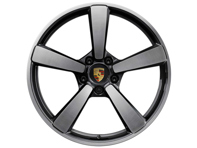Turbo Exclusive Design front alloy wheel in Black finish 21' 12J ET70 - 992601025AE041 Turbo Exclusive Design front alloy wheel in Black finish 21' 12J ET70 - 992601025AE041