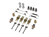 Handbrake shoes spring kit. Porsche 911 1970-89 - 91135209001, 90135295410, 91135209802, 90135293210, 90135295710, 91135294401, 90135295510, 90135295912, 90135295312
