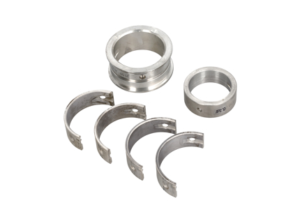 Hoofdlagerset. Porsche 356C / 912 - 0,25mm Kast overmaat - 61610013850, 61610013870, 61610013875, 61610013885