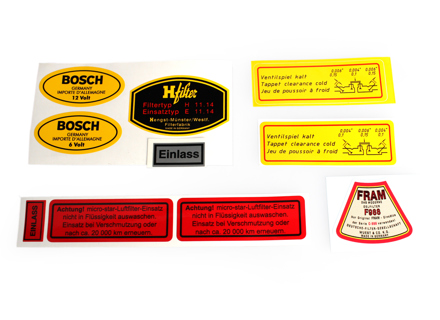 Adesivo Livello olio motore. Porsche 911 - 64470100101 - 1601502210