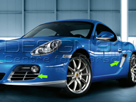 Exterior trim package in Aluminium-Look. Porsche 987C Cayman - 98704480213 Exterior trim package in Aluminium-Look. Porsche 987C Cayman - 98704480213
