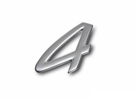 '4' - Distintivo. Porsche 996 - 996559241014PU