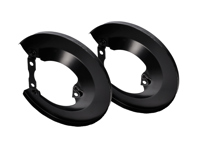 Kit piastra copridisco freno POSTERIORE completo. Porsche 914-6 - 90135280121, 91435208500, N0102353, N01224111, N0122418 - BRK14.1.105