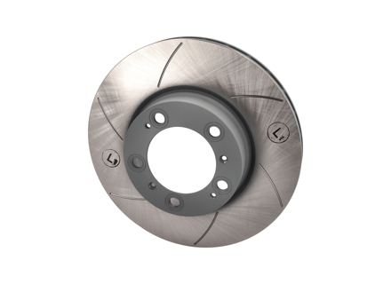 Rotor de disque de frein à fente GAUCHE, avant. Porsche 986 / 987 / 987C / 996 / 997 - 99635140501, 99635140601