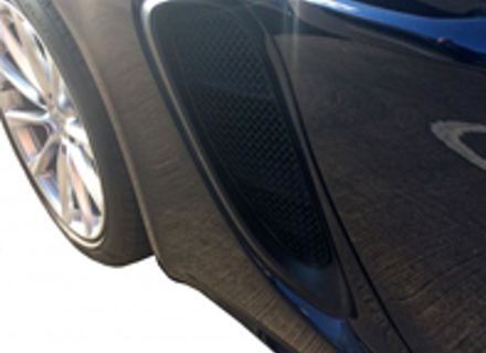 Ensemble de grilles d'aération latérales ZunSport. Porsche 718 Boxster S / Cayman S 2016-20 - ZPR63205, ZPR63205B, ZPR63205, ZPR63205B