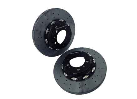 碳陶瓷后刹车盘。适用于保时捷 996 GT3 / GT3 RS / turbo / GT2 / Carrera C4S - 99635203103, 99135203101, 99635203203, 99135203201, 99635203104, 99635203204, 99735203101, 99735203201 - 9M996GTR