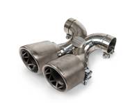 Fabspeed Maxflo True X-Pipe With Dual Tips, Titainium. Porsche 987.2 Boxster / Cayman, Cayman R, Spyder (2009-2012) - 98711198130, 98711125831, 98711125860 - FS.POR.9872.DLTTI