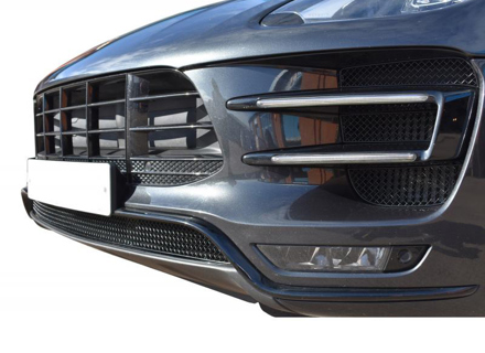Front bumper stainless steel front grille set ZunSport. Porsche 95B Macan Turbo - ZPR85014, ZPR85014B - ZPR84814, ZPR84914, ZPR85014, ZPR84814, ZPR84914, ZPR85014, ZPR85014B