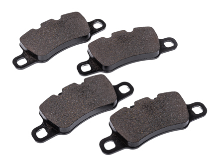 Zimmermann Formula:R race rear brake pads. Porsche 718 Boxster / Cayman - 98735293901, 98735293903