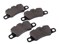 Zimmermann Formula:R race rear brake pads. Porsche 718 Boxster / Cayman - 98735293901, 98735293903