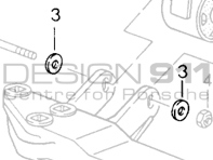 Transmission Mount Bearing Bracket Hexagon-Head Bolt Washer. Porsche 964 C4 / 993 C4 / 993 C4S / 993 Turbo MANUAL - 99902519502 Transmission Mount Bearing Bracket Hexagon-Head Bolt Washer. Porsche 964 C4 / 993 C4 / 993 C4S / 993 Turbo MANUAL - 99902519502