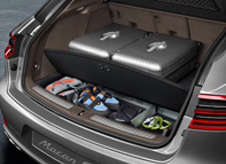 Rivestimento del vano bagagli con sistema di organizzazione variabile. Porsche Macan - 95B04480027