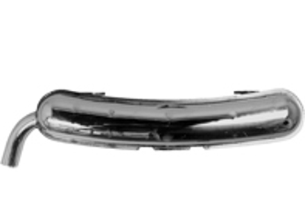 Exhaust Muffler / Silencer Rear box. With TÜV/EEC approval Porsche 911 1965-73 2 IN / 1 OUT 60mm outlet - 92210S, 92210, 92210OE, 1620607600, 1620609000, 1620607800, 91111102500, 91111102505, 91122092210S, 91122092210, 91122092210OE - 1620607800