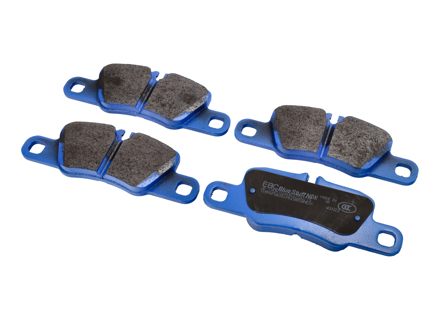 EBC Blaue Bremsbeläge NDX RACE Hinten. Porsche 970 / 971 / 991 Panamera - 99135294900, 99135294901, 99135294902, 99135294903, 99135294904, 97035294908, 97035294905, 97035294904 - DP51858NDX