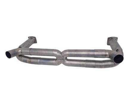 Silenziatore di scarico sportivo da corsa bypass x tubo senza catalizzatori. Porsche 997.1 turbo - 99711102772 - 9M9711102773