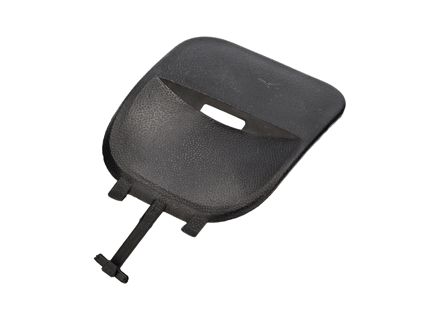 Abdeckkappe für Aufprallschutz der vorderen Stoßstange, Satinschwarz. Porsche 9PA Cayenne (955) 2003-06 - 95550515, 95550515503B41, 95550515603B41, 95550515503, 95550515603, 95550515602B41, 95550515602, 95550515502B41, 95550515502G2X, 95550515502