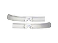 Rear bumper (non welded) with exhaust cutouts. Porsche 356A T2 1957-59 - 64450502101 - PP126T2, P126T2