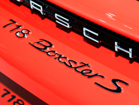 '718 Boxster S' Black Rear Badge for Porsche 718 (982) Boxster - 98204480081041 '718 Boxster S' Black Rear Badge for Porsche 718 (982) Boxster - 98204480081041