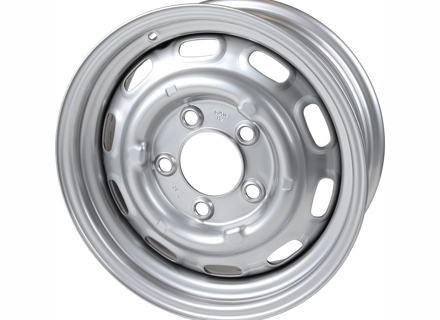 Jante en acier ET36 15' 6 pouces avec finition argent/gris - 90136101506 - 1660000100
