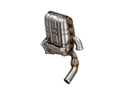 Uitlaatdemper. Porsche 996 3.6L 2002-05 - 99611113177, 99611113157, 99611113168, 99611113277, 99611113257, 99611113268