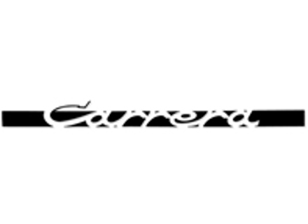 'CARRERA' side decal, in Black. Porsche 911 Carrera 2.7 - 91155903400, 91155903401, 91155903402, 91155903403, 91155903404