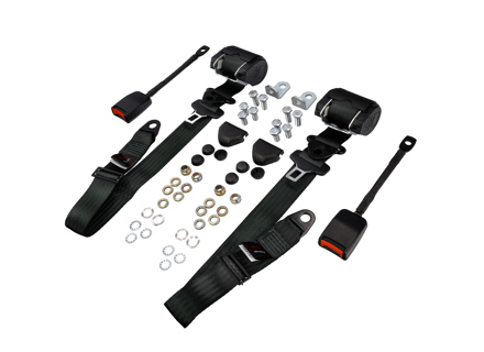 CINTURE DI SICUREZZA - ANTERIORI Automatiche / Inerziali VERTICALE B MONTAGGIO PILLER / FIBBIE A PAVIMENTO con staffa a L COPPIA - 92880312610, 9288031261070B