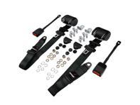 CEINTURES DE SÉCURITÉ - AVANT Automatique / Inertie VERTICAL B PILLER MOUNT / BOUCLES DE PLANCHER avec support en L PAIRE - 92880312610, 9288031261070B