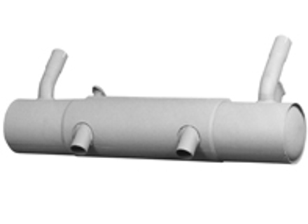 Exhaust muffler / silencer rear box. Porsche 356A - 61611101000, 61611101001, 92.321, 92321, 1620600700 - 92.321, 1620600700 Exhaust muffler / silencer rear box. Porsche 356A - 61611101000, 61611101001, 92.321, 92321, 1620600700 - 92.321, 1620600700