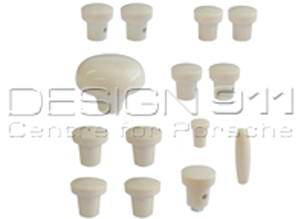 Dashboard knob set, IVORY. Porsche 356A 1955-1959 - PCG35655200500, PCG35655200300, 64455281100300, 64455285300300, 64455283100300, 64455282101300 Dashboard knob set, IVORY. Porsche 356A 1955-1959 - PCG35655200500, PCG35655200300, 64455281100300, 64455285300300, 64455283100300, 64455282101300