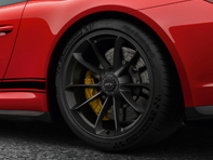 20' 991.2 GT3  in Black  (satin-gloss) Alloy Wheels Original Porsche - 99104460310