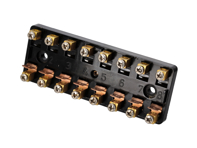 Caja de fusibles de 8 polos. Porsche 911 1974-89 / 930 1975-77 - 91161208701 - 911 612 087 01