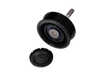 Drive belt idler pulley deflection roller. Porsche 958 Cayenne / 95B.1 Macan / 970.2 Panamera - 95814527901, 7PP145279